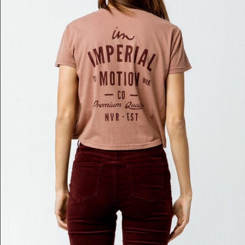 Imperial Motion cropped tee